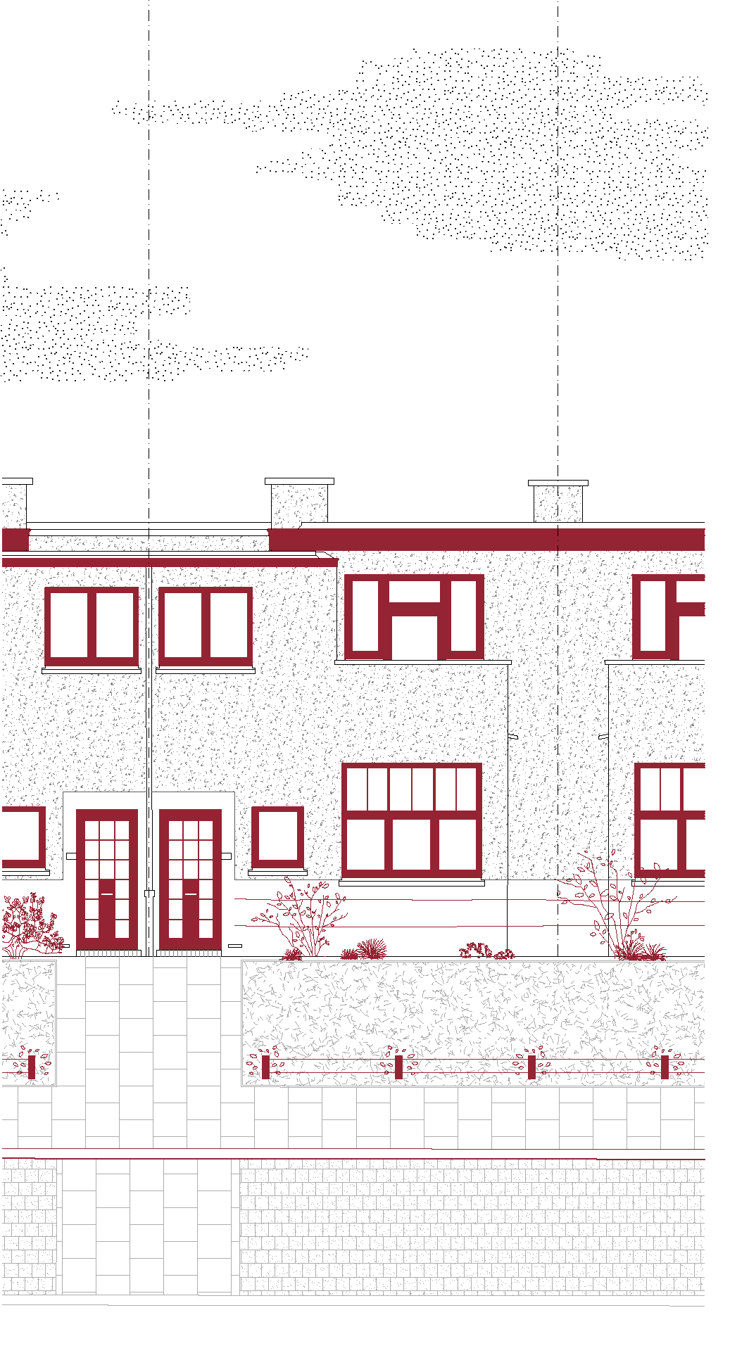 Dessin filaire type H