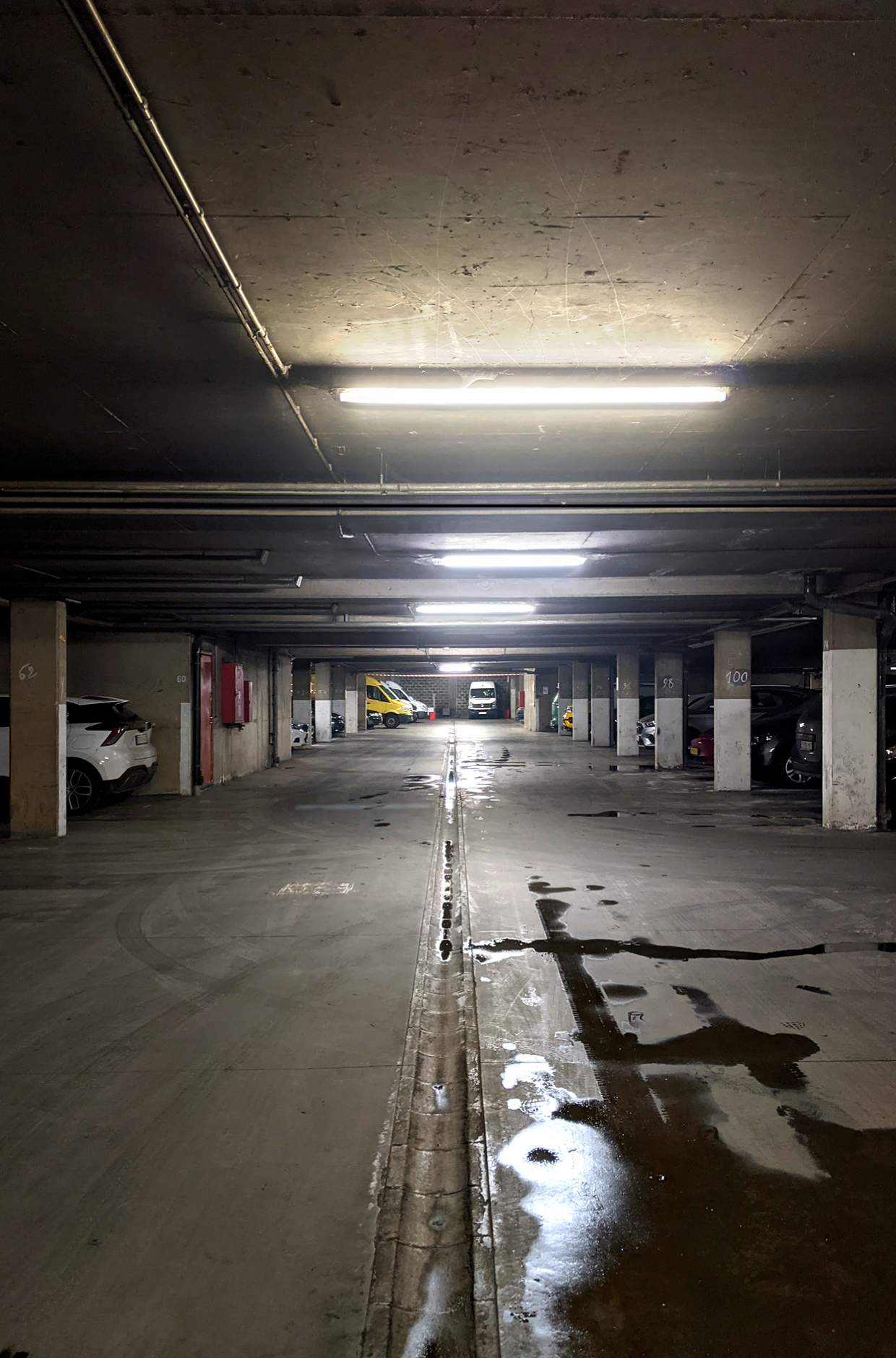 parking sous la dalle