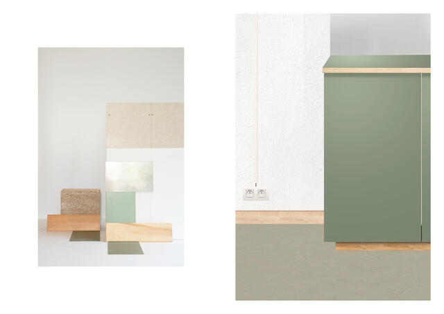 collage et mock-up 