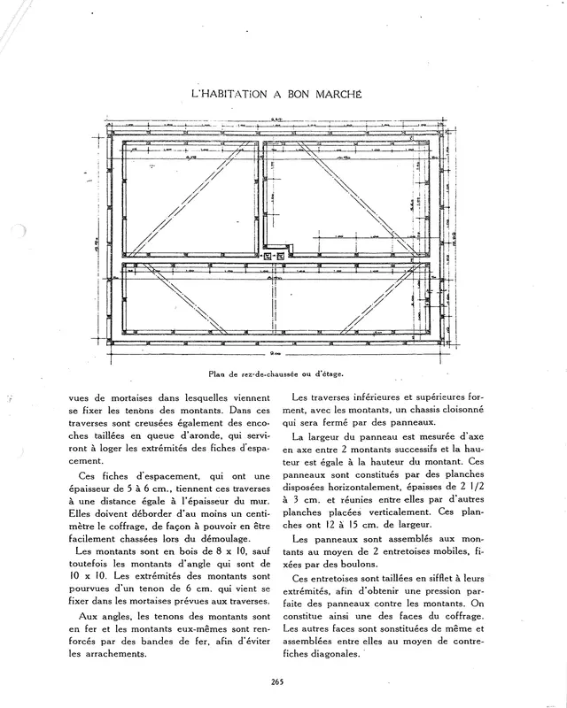 Dessin d'archive - plan d'archive