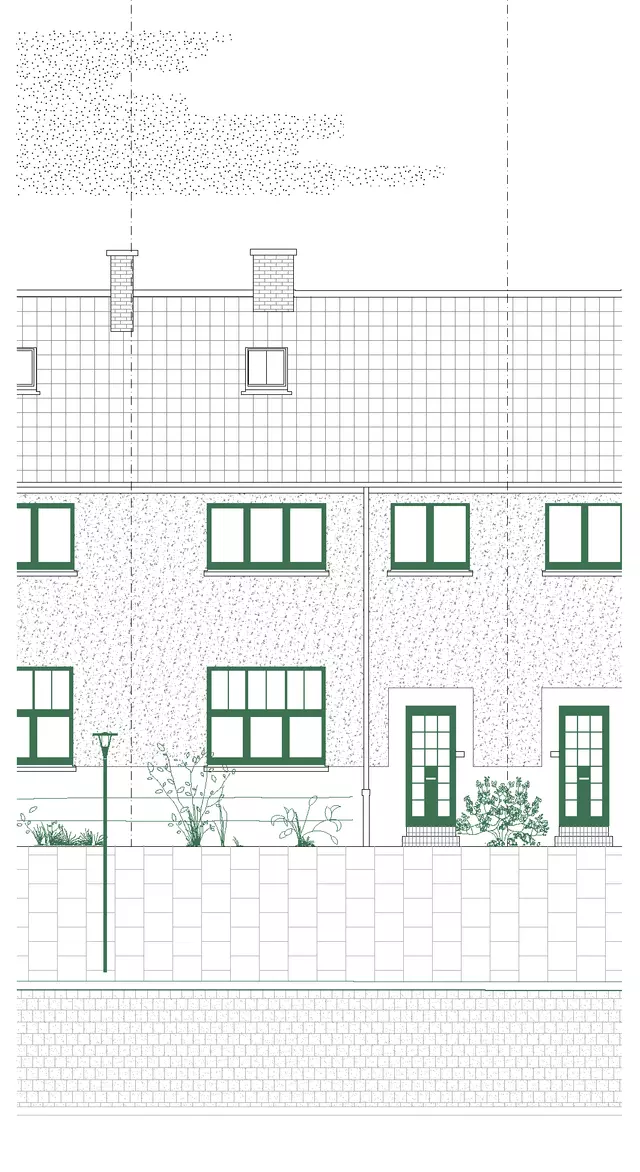 Dessin filaire type D