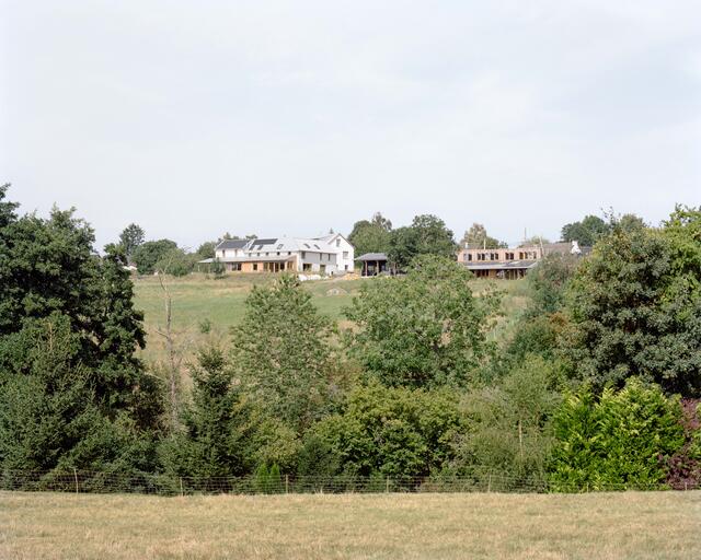 Photo lointaine de l'habitat groupé