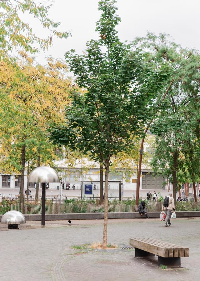 Photo de la place de Houffalize