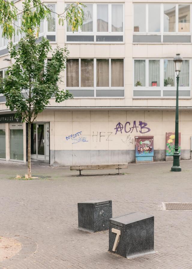 Photo de la place de Houffalize