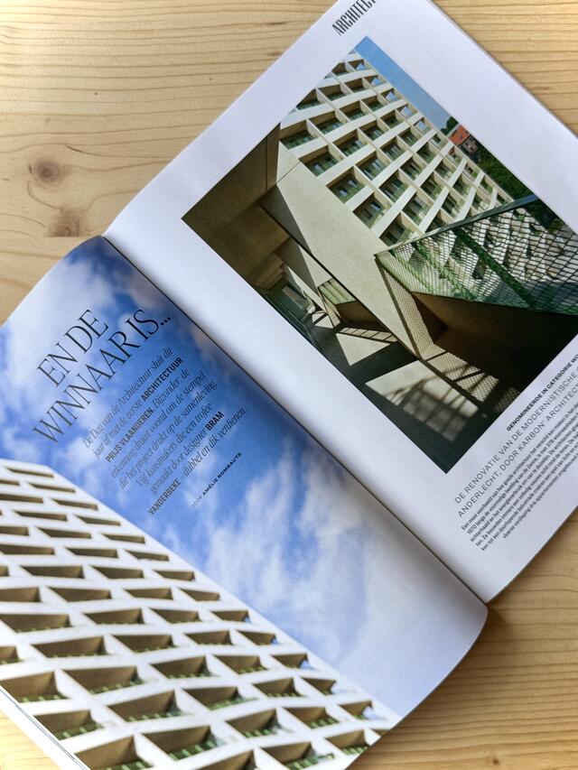 photo de l'article dans le journal knack_weekend 