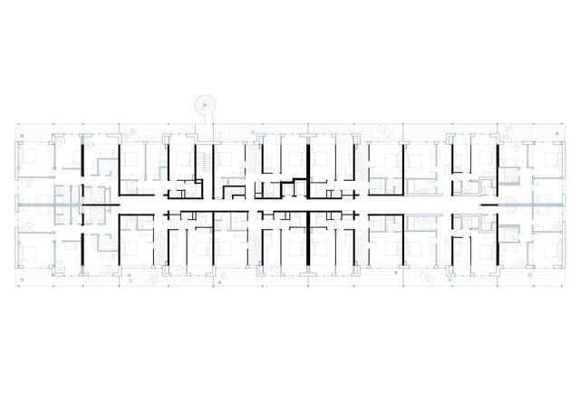 Plan R+5 projeté