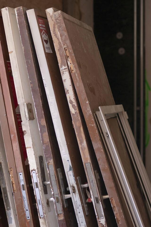 Photo de portes de réemploi. Général Jacques.