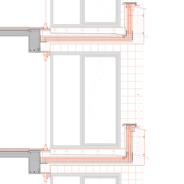 Coupe détail du projet 